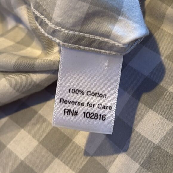 Garnet Hill Women’s 6 Casual Button Down Shirt Checks Contemporary - Picture 6 of 6